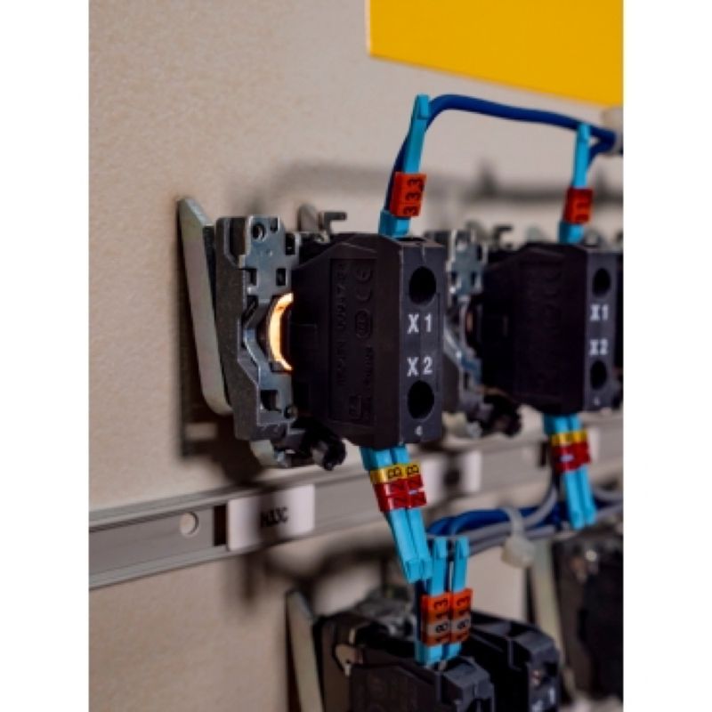 Bloco-de-contato-luminoso-LED-universal-conector-por-parafuso-24VCA-CC