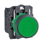 Botao-Ø22mm-plastico-retorno-por-mola-verde-NA