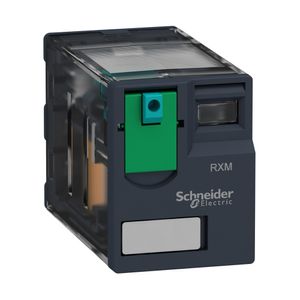 Relé de interface, 6A, 4NAF, botão de teste, 24VCC