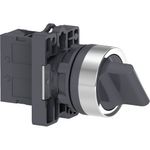 Chave-seletora-Ø22mm-plastica-2-posicoes-retorno-por-mola-manopla-curta-NA