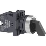 Chave-seletora-Ø22mm-plastica-3-posicoes-fixas-manopla-longa-2NA