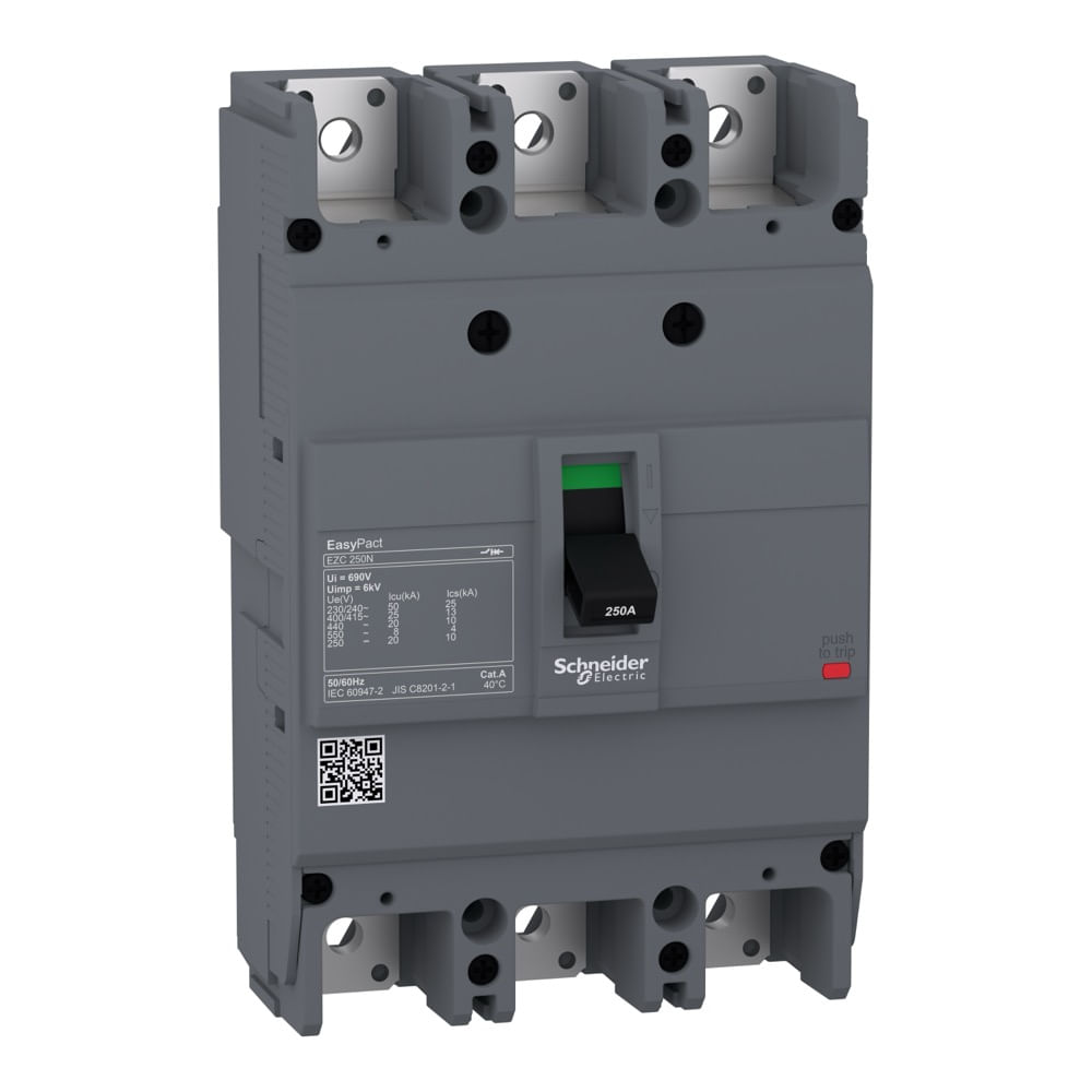 Disjuntor 3P 150A 50Ka 220V Ezc250N3150 Schneider