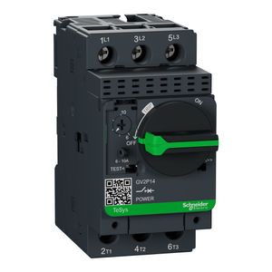 Disjuntor motor termomagnético Tesys Deca 6-10A manopla rotativa