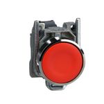 Botao-Ø22mm-metalico-retorno-por-mola-vermelho-NF