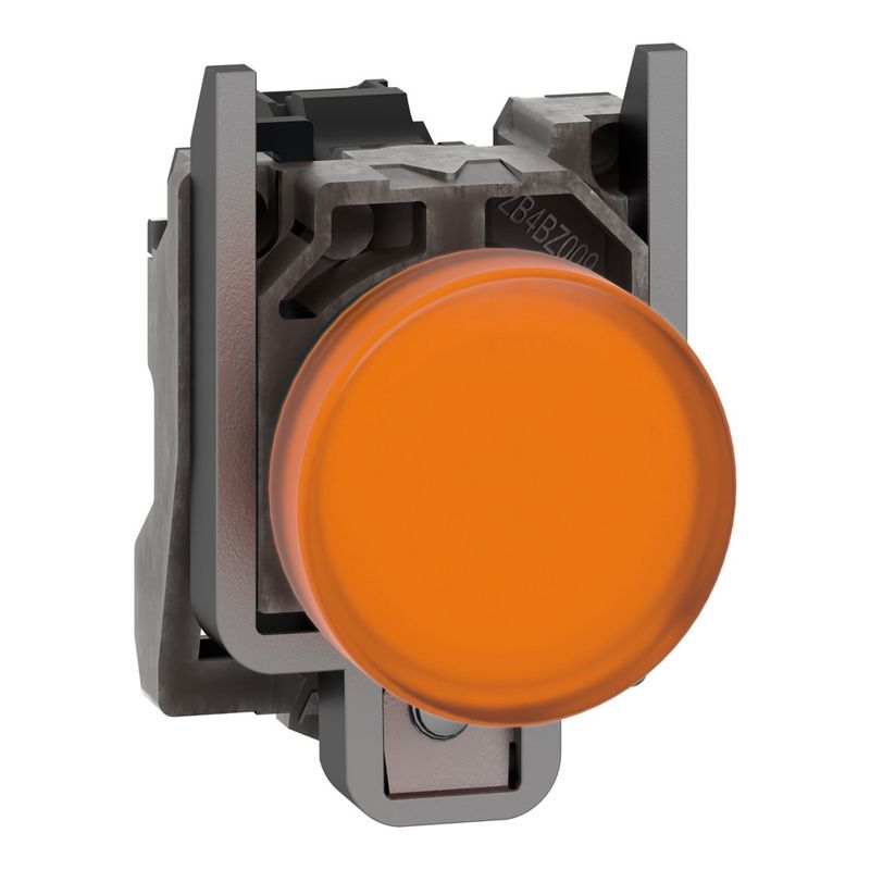 Sinalizador-modular-Ø22mm-metalico-LED-laranja-24VCA-CC