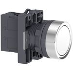 Botao-Ø22mm-plastico-retorno-por-mola-branco-NA
