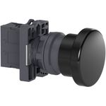 Botao-Ø22mm-plastico-retorno-por-mola-cogumelo-Ø40-preto-NA