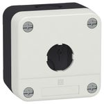 Botoeira-plastica-vazia-Ø22mm-para-linha-XA2-cinza-1-furo