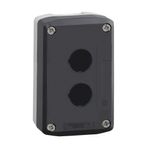 Botoeira-de-comando-2-furos-Ø22mm-vazia-cinza-para-botao-modular