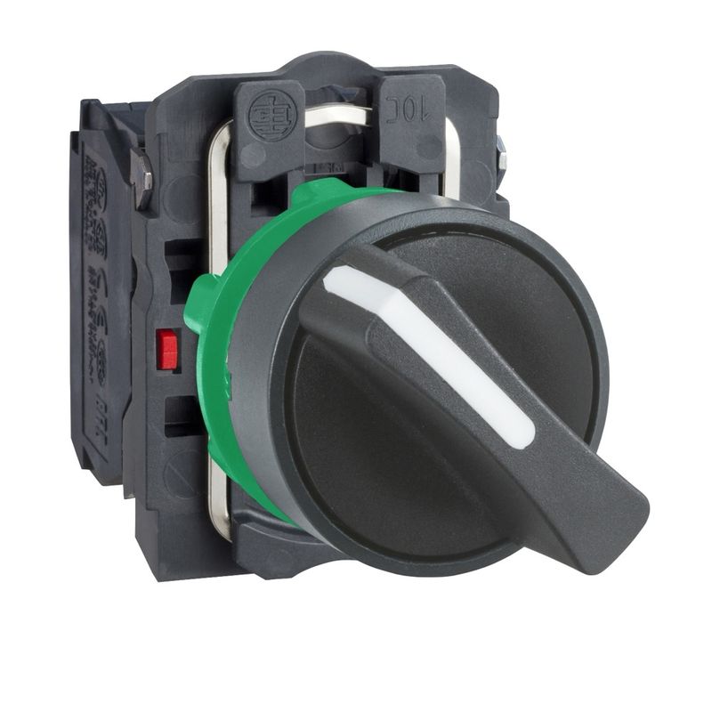Chave-seletora-Ø22mm-plastica-2-posicoes-fixas-manopla-curta-NA-NF