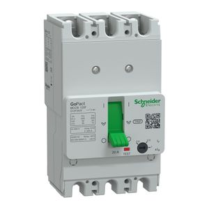 Disjuntor caixa moldada GoPact 3P 125A 30kA ajustável 20A