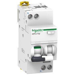 DISJUNTOR DIFERENCIAL RESIDUAL IDPNA VIGI 1P+N 10A C 30MA CLASSE AC 4500A 230V  A9D34610