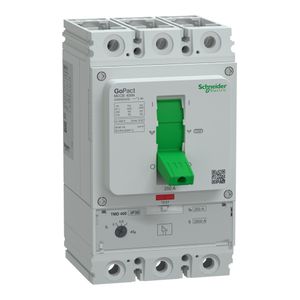 Disjuntor caixa moldada GoPact 3P 400A 50kA ajustável 250A