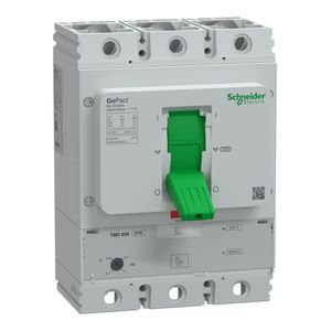 Disjuntor caixa moldada GoPact 3P 800A 50kA TMD 630A
