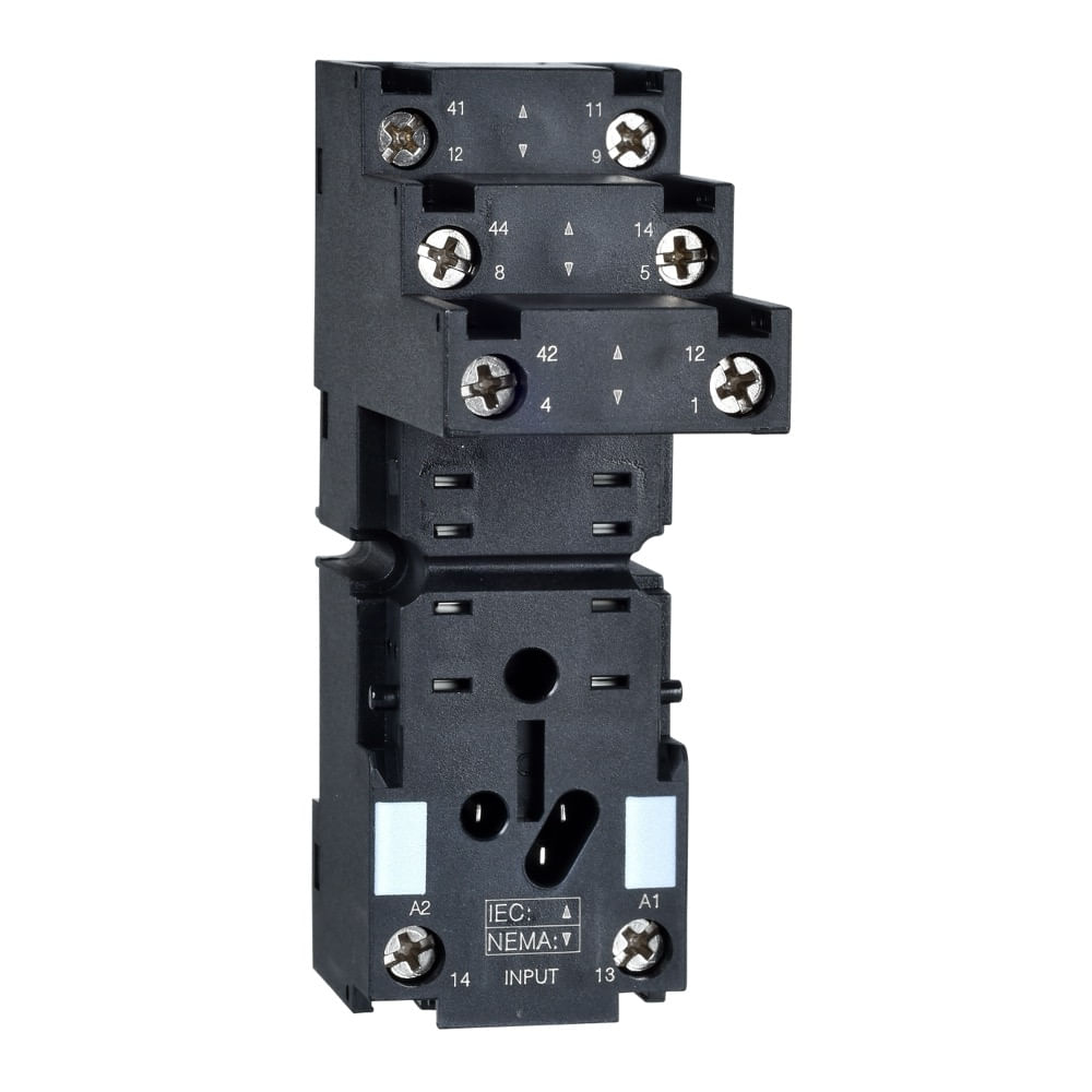 Base para relé RXM2*, contatos separados, conexão por parafuso