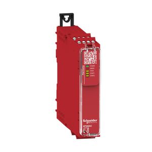 Relé de Segurança Cat. 4 - PL e / SILCL 3 - 2 Canais de Entrada - 6 Saídas (4 NA/1 NF) - Conector Parafuso - 24 Vac/dc