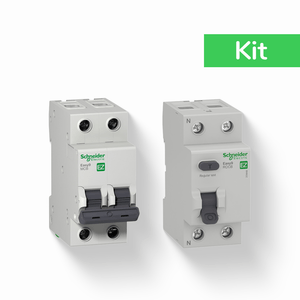 Kit Proteção Essencial Schneider – Mini disjuntor + Diferencial​