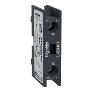Bloco De Contato Auxiliar Instantaneo Frontal Tesys Deca 1Nf, Schneider Electric, Ladn01