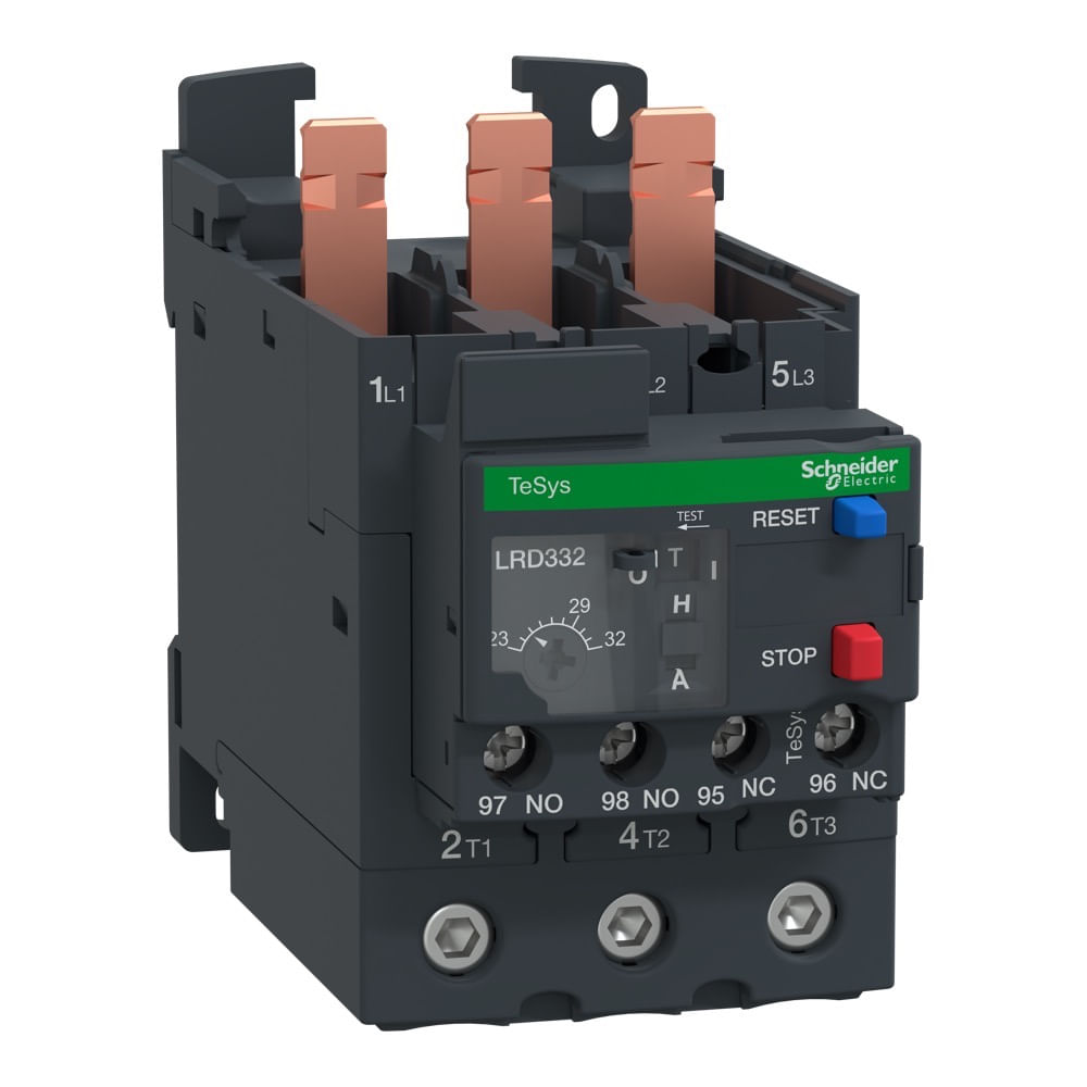 Relé De Sobrecarga Térmica Tesys Deca Com Everlink 23-32A Classe 10A 1Na+1Nf, Schneider Electric, Lrd332