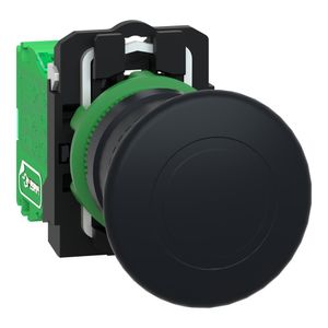 Botão Ø22Mm Plástico, Transmissor Sem Fio E Sem Bateria, Cogumelo Ø40Mm, Preto, Schneider Electric, Zb5Rtc2