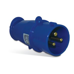 Plugue Newkon 2P+T 32A Azul Steck N3276