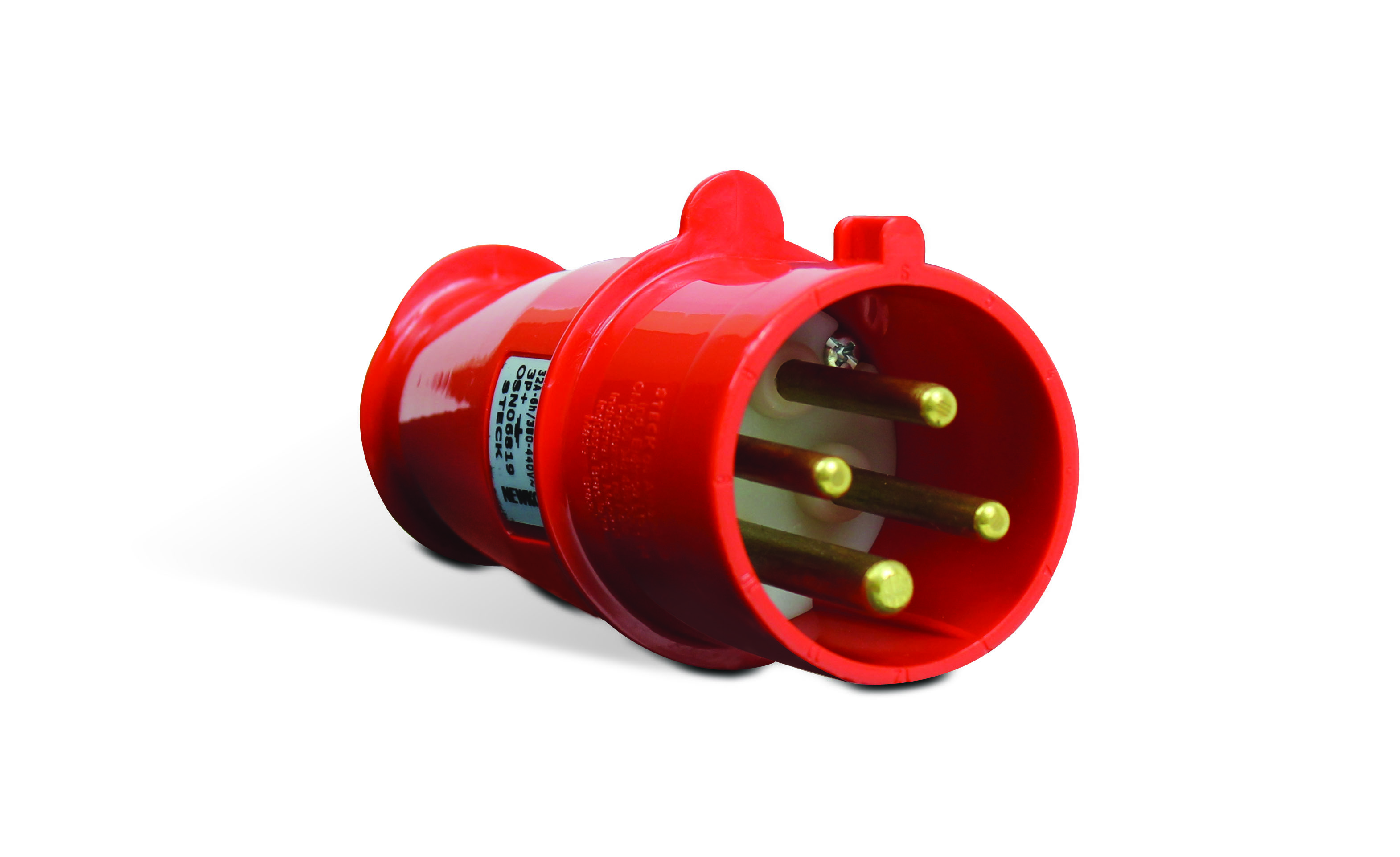 柚木　0324 Plugue Newkon 3P+T 32A Vermelho Steck N4276 - Steck