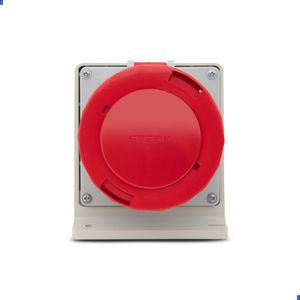 Módulo Tomada Sobrepor Newkon 3P+T 63A Vermelho Steck N4506