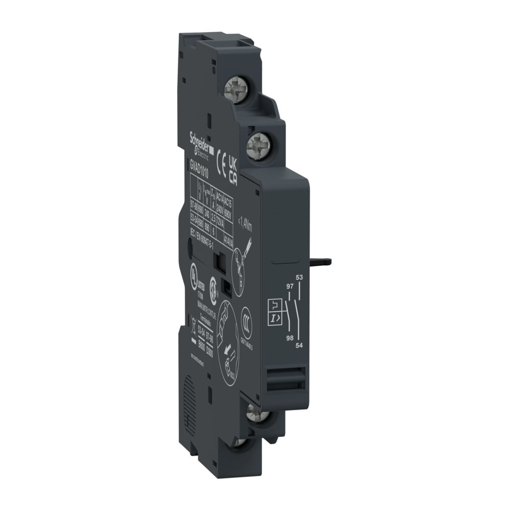 Contato De Sinalização De Falha 1Na + Contato Auxiliar Instantâneo 1Na GvaD1010 Schneider