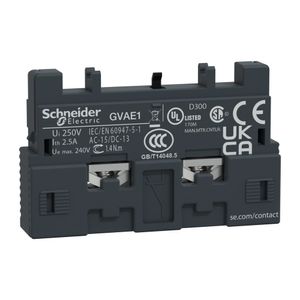 Contato Auxiliar Instantaneo Frontal 1Na Ou 1Nf Tesys Gv2Gv3, Schneider Electric, Gvae1