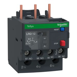 Relé De Sobrecarga Térmica Tesys Deca 5.5-8A Classe 10A 1Na+1Nf, Schneider Electric, Lrd12