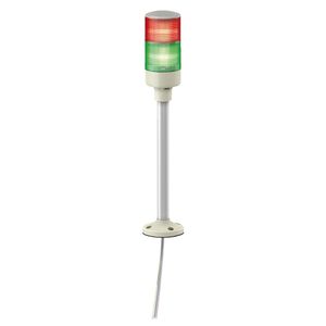 Coluna Luminosa Ø60Mm Pré-Montada, Buzzer, Led Vermelho, Verde,  24Vca/Cc, Tubo De Montagem Em Alumínio E Placa De Fixação, Schneider Electric, Xvgb2S
