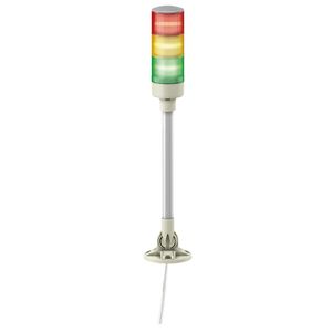 Coluna Luminosa Ø60Mm Pré-Montada, Buzzer, Led Vermelho, Verde, Amarelo,  24Vca/Cc, Tubo De Montagem Em Alumínio Com Suporte Em L, Schneider Electric,
