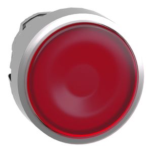 Cabeçote Para Botão Luminoso Modular Ø22Mm Metálico, Para Led Integral, Vermelho, Schneider Electric, Zb4Bw343
