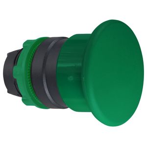 Cabeçote Para Botão Ø22Mm Plástico, Retorno Por Mola