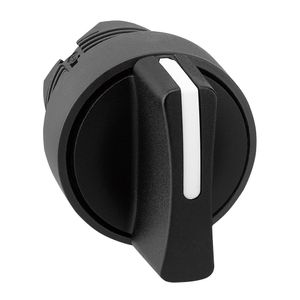 Cabeçote Para Chave Seletora Ø22Mm Plástico, 3 Posições Retorno Por Mola, Manopla Curta, Preto, Schneider Electric, ZB5AD5