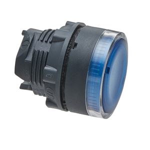 Cabeçote Para Botão Luminoso Modular Plástico, Azul