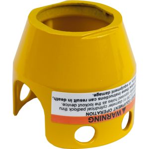 Proteção Com Cadeado Para Botão Tipo Cogumelo Ø40Mm, Metal, Amarelo, Schneider Electric, ZBZ1605