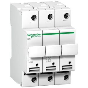 Porta-Fusiveis Seccionaveis 3P 10.3X38 500V, Schneider Electric, A9N15656
