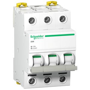 Interruptor Seccionador  Isw 3P 40 A 415 V, Schneider Electric, A9S65340