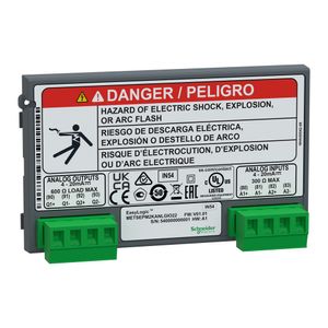 Easylogic Pm2X30 - Módulo I/O - Analógico - 2 Entradas + 2 Saídas, Schneider Electric, METSEPM2KANLGIO22