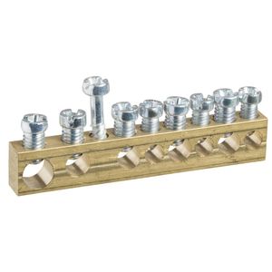 Borneira Com 8 Bornes Para Quadro De Distribuicao Mini Pragma, Schneider Electric, MIP99038