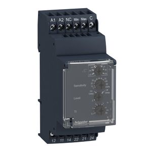 Relé De Controle De Nível Por Resistência, 2Naf, 5A, 24...240Vca/Cc, Schneider Electric, RM35LM33MW