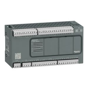 Controlador Lógico Programável  24 Entradas / 16 Saídas Digitais  Saídas Source (Pnp)  Modbus Rtu/Ascii  24 Vdc, TM200C40T