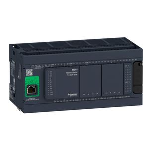 Controlador Lógico Programável 24 Entradas / 12 Saídas Relé + 4 Source (Pnp) Modbus Tcp/Ethernet Ip/Opc Ua 110/220 Vac, TM241CE40R