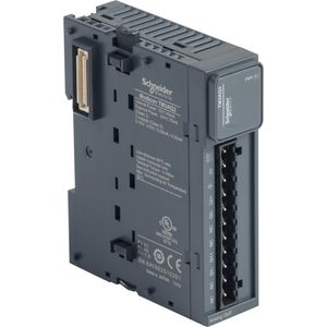 Módulo De Saídas Analógicas 2 Saídas - 12Bits - 24 Vdc Tensão E Corrente, Terminal Parafuso, Schneider Electric, TM3AQ2