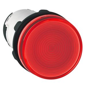 Sinalizador Ø22Mm Plástico Para Lâmpada Ba9S, Vermelho, ≤250V, Schneider Electric, XB7EV64P