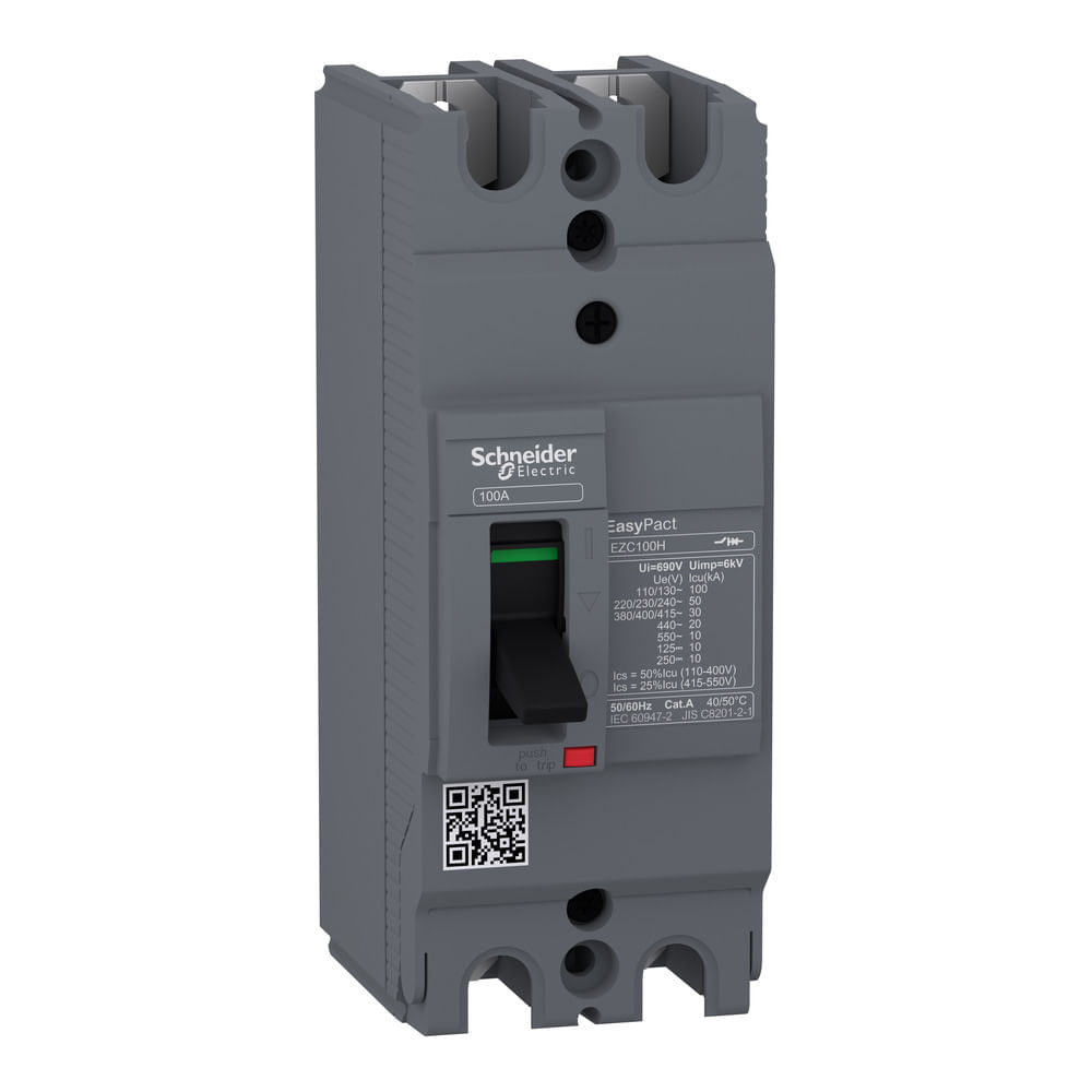 Disjuntor 2P 60A 50Ka 240V Ezc100H2060 Schneider