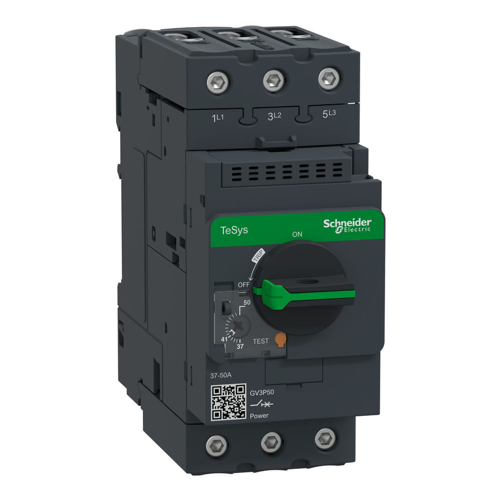 Encontraproduto.com.br - Disjuntor Protetor Motor 37-50A Gv3P50 Everlink Schneider